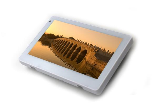 Quality White 7 Inch Android Tablet With  nano, WIFI,NFC Reader, POE,Mounting Brackets for sale