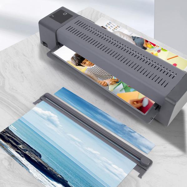 Quality 320mm A3 Max Laminating Width Five Gears Adjustable Pouch Laminator with Touch Control for sale