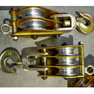 China 2 Ton Aluminum Sheave Hosting Tackle / Aluminum Wheel Snatch Block 2.9KG wholesale