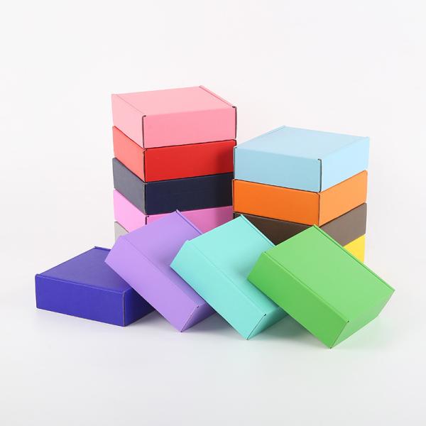 High-Value Red Display Box Thickened Jewelry Color Packaging Box Express Jewelry Packaging Box Can Be Printed With LOGO