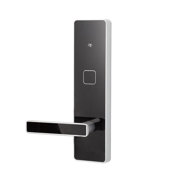 Quality Red Bronze Mifare Card Door Lock Card Key System Lock Design With Panel for sale