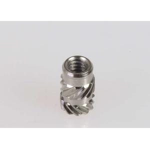 Knurled Insert Stainless Steel Nuts Precision Micro Machining ISO9001 Certificat