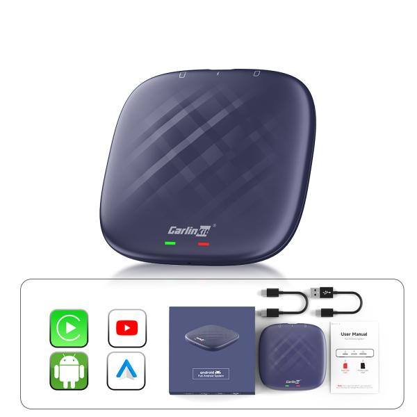 Quality Tbox S Model Wireless Adater CarPlay Smart Car Ai Box 8 Core 8g 128gb YouTube Netflix Wifi GPS LTE Android 13 for sale