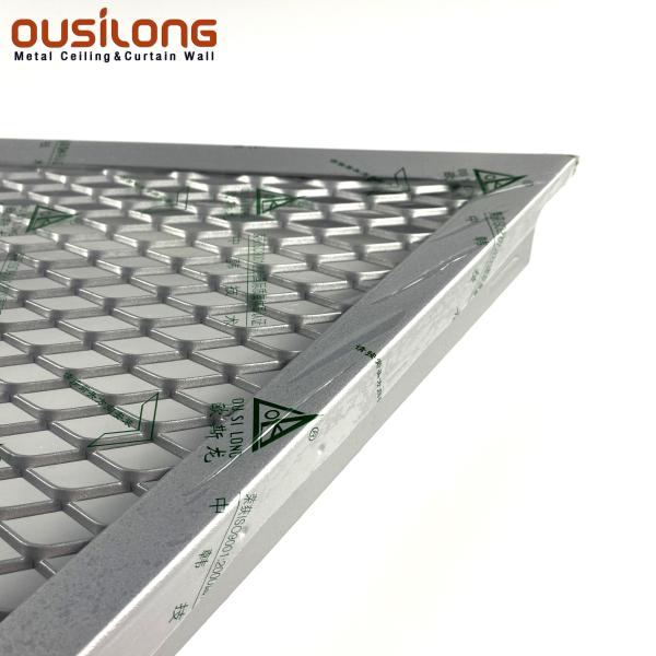PVDF Coating 0.5mm Acoustic Ceiling Board For Railway Station