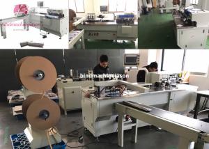 China Loop wire binding machine with punching function PBW580 for calendar and book wholesale