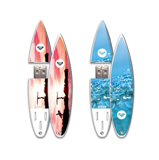 Surfboard Shape Plastic USB Stick 8GB 16GB Full Memory Fast Speed 80MB/S