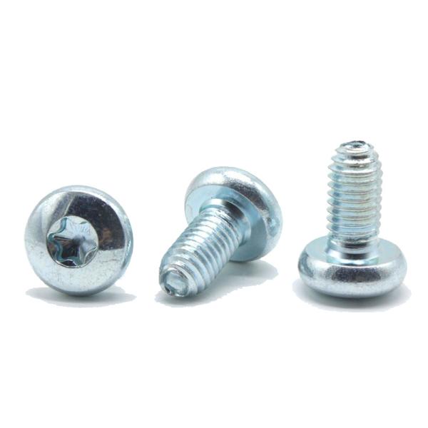 Zinc Plated Hexalobular Socket Pan Head Tapping Thread Rolling Screws DIN7500