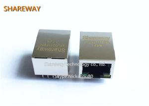 China JXR0-0005NL RJ45 Modular Jack PCB Connector Jack With Light Without Finger on sale