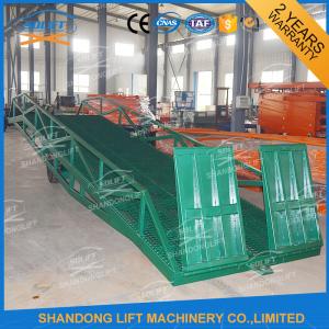 China Adjustable Warehouse Container Loading Ramps , Electric Container Yard Ramp on sale