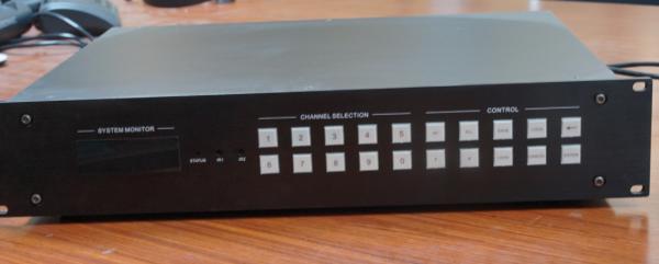 Quality Seamless 8x8 Component Video Matrix Switcher 2U Case Hot - Swappable Design for sale