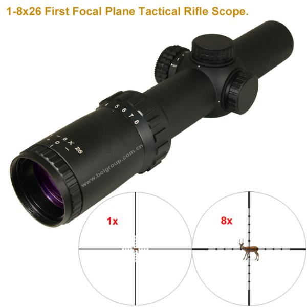 1.1-8x26 First Focal Plane Tactical Riflescopes