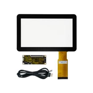 China Ultra Responsive 10ms Multi Touch 8'' PCAP Screen With Tempered Glass For Industrial Control Panel on sale