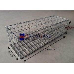China Slope Stabilisation And Erosion Protection Welded Mesh Gabion 100cm on sale