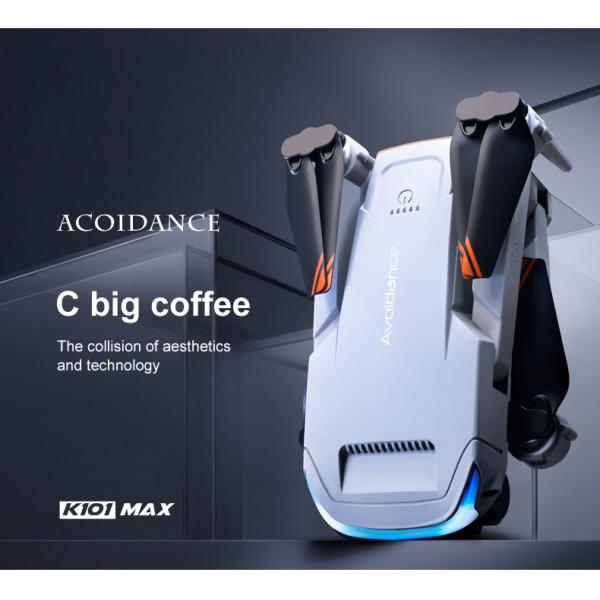 Beginner Operator Skill Level K101 Max Drone 4k Camera and GGPS Mini Toy Drone with 18-25 Minutes Maximum Flight Time