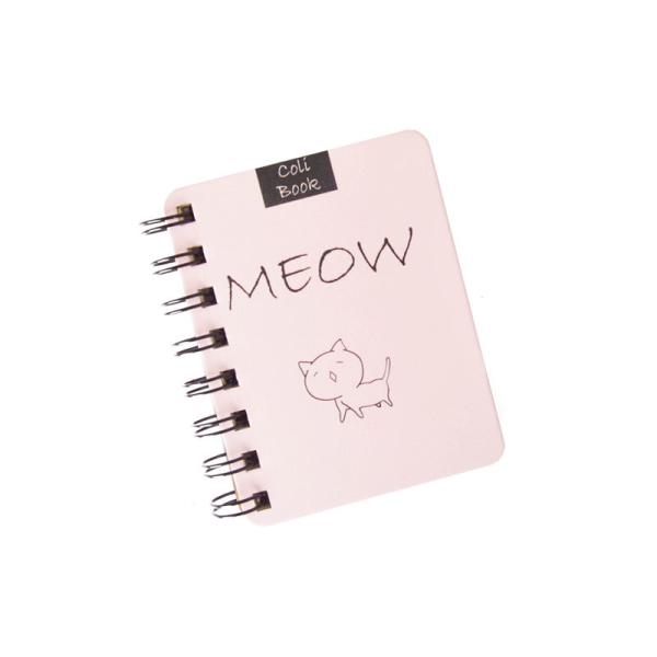 Quality Portable Mini Spiral Bound Notebook / Ring Bound Notebook Pink Color For Girl for sale