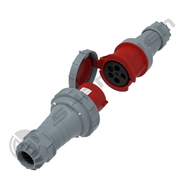 CEE IP67 Industrial Plug 125A 415v Mobile Plug 5pin Industrial Plug Socket Connector Outdoor Waterproof Connector