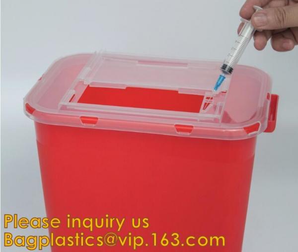 Disposal sharp container for store and dispose of medical waste,Cheap Disposable Plastic Medical Sharp Safe Container 1L
