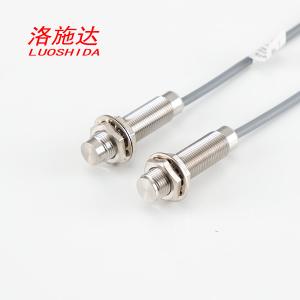 China DC M12 Full Metal Proximity Sensor Cylindrical Inductive Flush Or Non Flush PNP NO Ouput wholesale