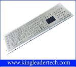 Customizable Industrial Keyboard With Touchpad Stainless Steel Vandal Proof