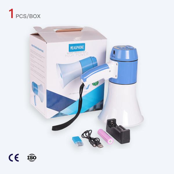 Quality 1800mAh Alarm Bluetooth Speaker Megaphone Waterproof Bluetooth Speaker With Microphone for sale