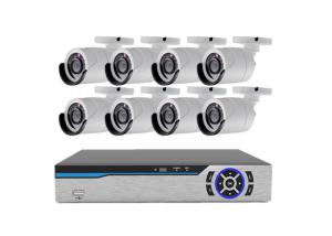 China Network Bullet 8 Camera Security System With Dvr HDMI Video Output wholesale