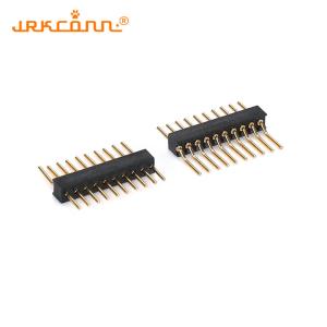 China Machined 1.27 Mm Thread Pitch Header SMT Type Male Header Connector Single Row wholesale
