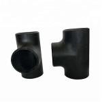 DN400 STD A234 WPB ASME B16.9 Equal Reducing Tee Fitting Black Seamless Pipe