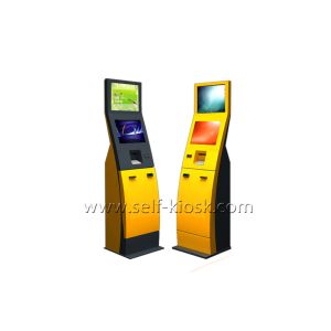 Dual Screen Two Way Bitcoin Vending Machine With Cash Dispenser