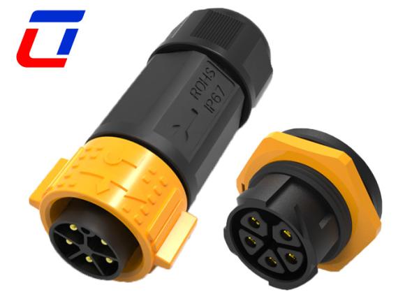 Quality 5 Pin High Current Wire To Board Connector IP67 30A Plug And Socket Cable Connector for sale