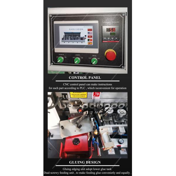 3300*800*1550 CNC Woodworking Machinery for Furniture Edge Seal and Buffing Function