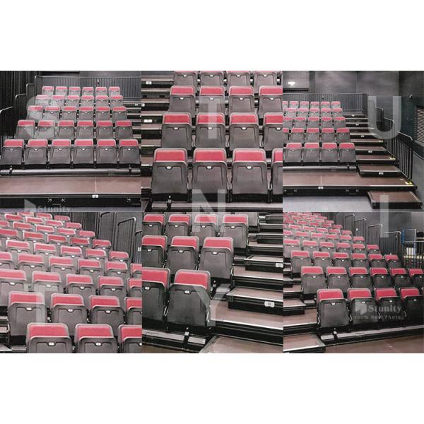 SGS Approved Unbeatable Durability Retractable Seating For Schools