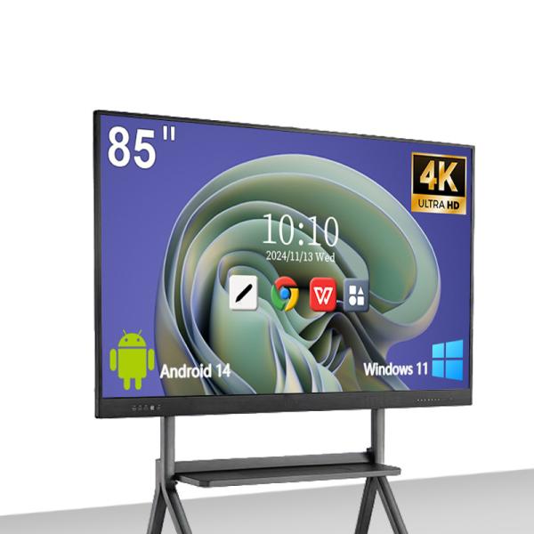 Quality 4k Interactive Whiteboard Multi Touchscreen Electronic Interactive Touch Panel For School for sale