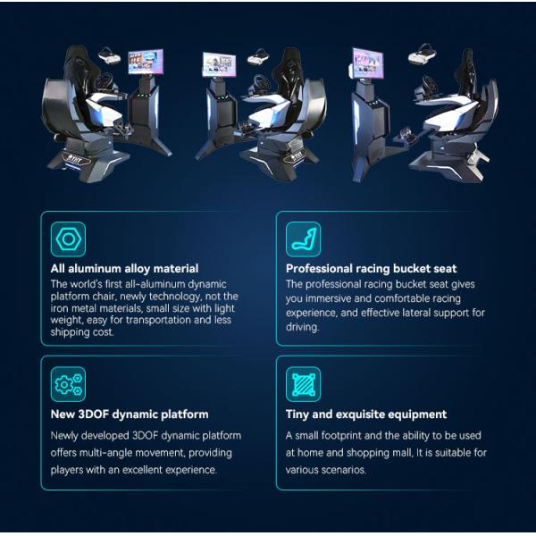 Realistic Vr Racing Games With Steering Wheel Driving Arcade Game Machine