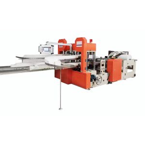 China Edge Embossing Automatic Tissue Paper Napkin Making Machine 7.5KW wholesale
