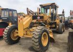 Operating Normally Used Motor Grader , Yellow Japan 140h Motor Grader Used
