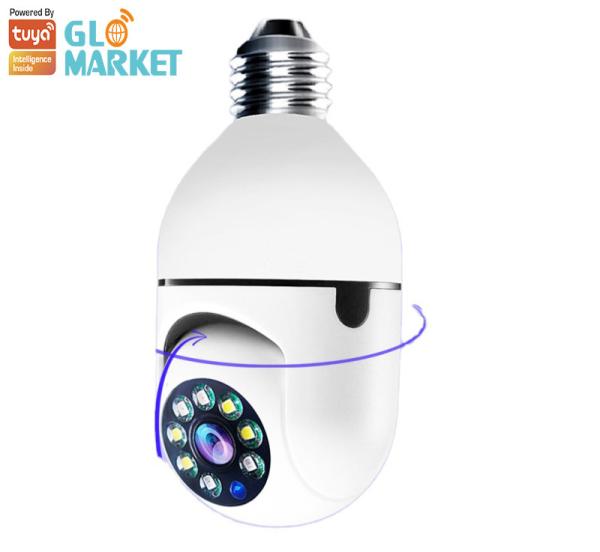Quality Tuya Wifi 3mp Bulb IP Camera Full HD Smart Home Security Wireless Camera With Light for sale