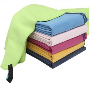 China Quick Dry Suede Microfiber Gym Towel Swimming Microfibre Towel 100% Polyester wholesale
