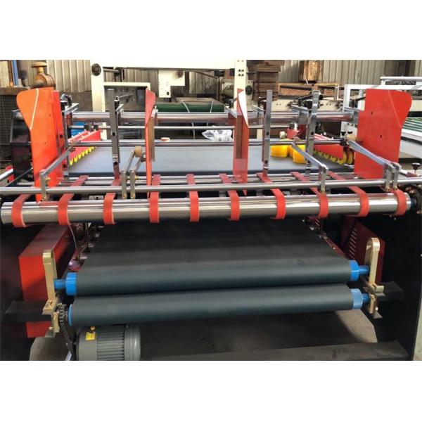 Two Piece Corrugated Cardboard Folding Gluing Carton Box Making Machine