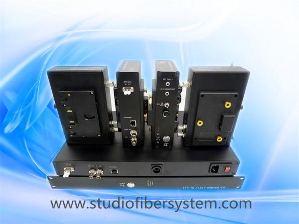EFP/ENG fiber converters for remote live link system with Datavideo ITC-100（JM