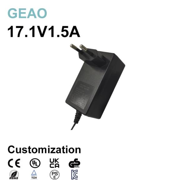Quality 17.1V 1.5A Wall Mounted Power Adapters For Original Sound Set Top Box Age Pillow Single Color Neon for sale