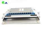 12F SC ODF Patch Panel Cold Rolled Steel Gray Material With Splice Tray Unit