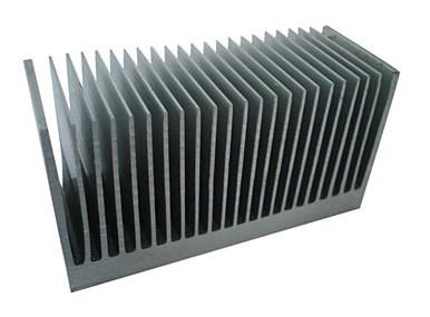 Quality Industrial Aluminum Heatsink Extrusion Profiles , with drill ,cutting ,tapping for sale