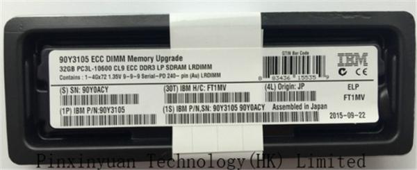 Quality 32GB  Ddr3 Server Memory  1333MHz LP LRDIMM 90Y3105   IBM System X3650 M4 On Sale CC Supply for sale