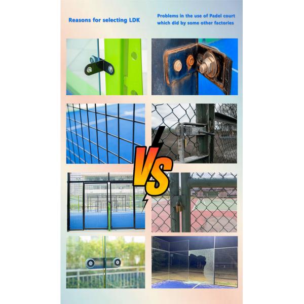Padel court quality advantage demonstrating superior materials
