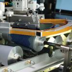 Automatic servo one color plastic cone cup screen printing machine with auto