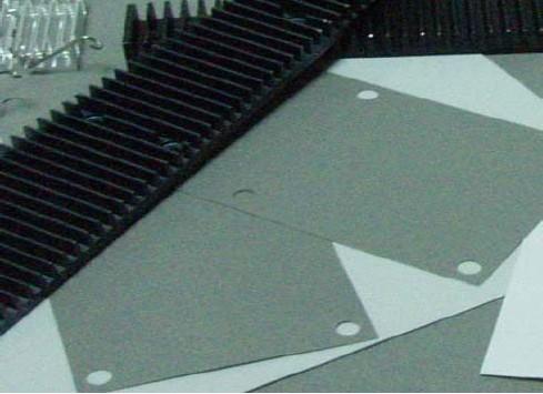 Quality General High Pressure 2.2 g/cc Interface thermal Insulator Materials 0.15~0.5mmT 1.6W For Motor Controllers 2.2 g/cc for sale