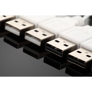 COMER 6 ports retail anti-theft security display alarm systems for cellphone