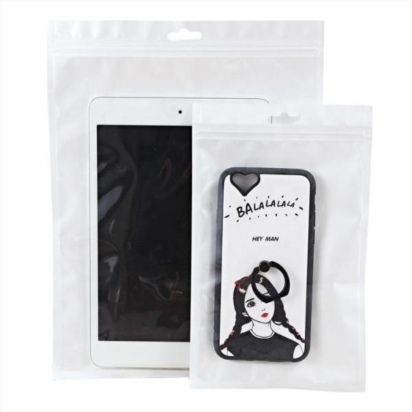 Quality Electronic Packaging Clear Front Plastic Ziplock Bags Made Of OPP / CPP Material Structure for sale