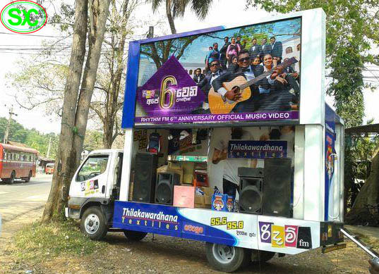 Advertising Trailer TV Screen Mobile Truck Sign P6 Outdoor LED Display