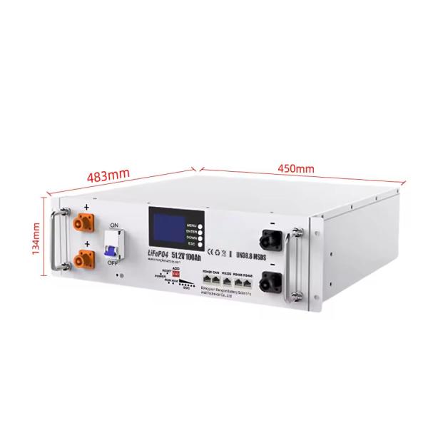 Quality 48V 100Ah 16S1P Rack-Mount Lithium Battery For Solar Energy Storage System Integration for sale